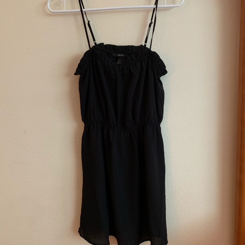 Black tank dress